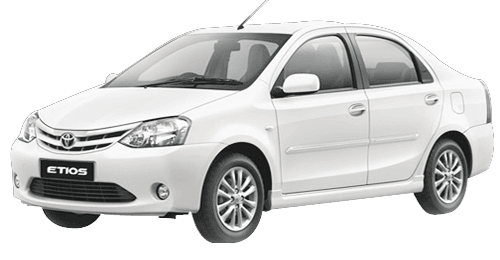 Hire Toyota Etios in Coorg